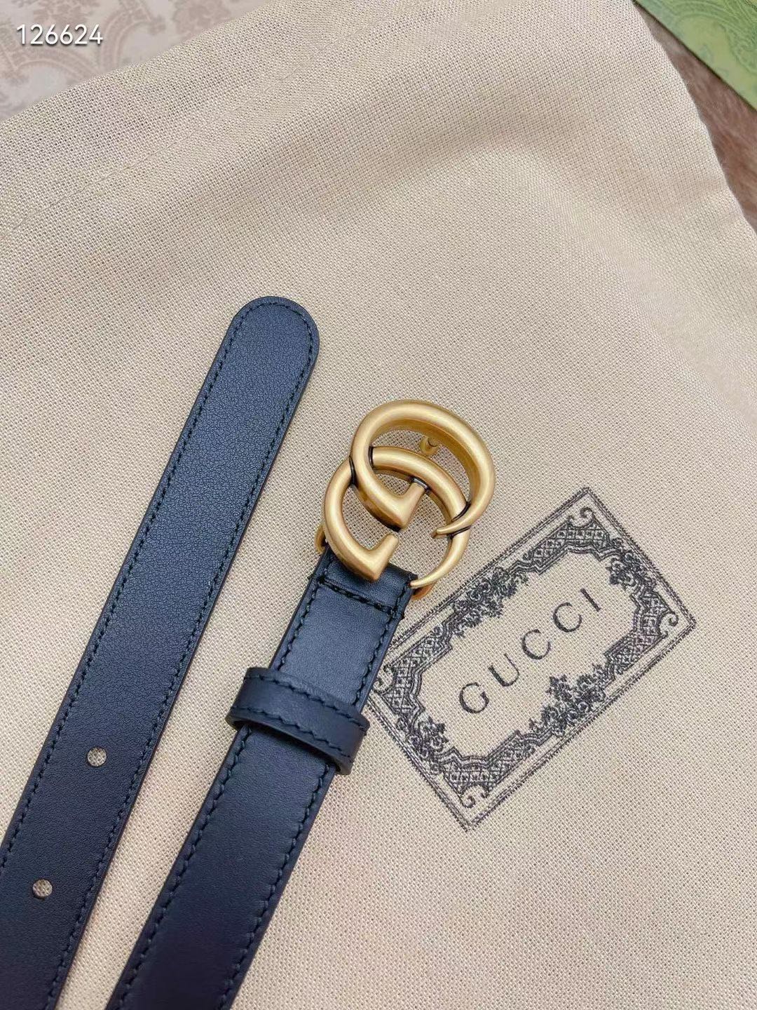 G.ucci双G专柜货2.0cm正版