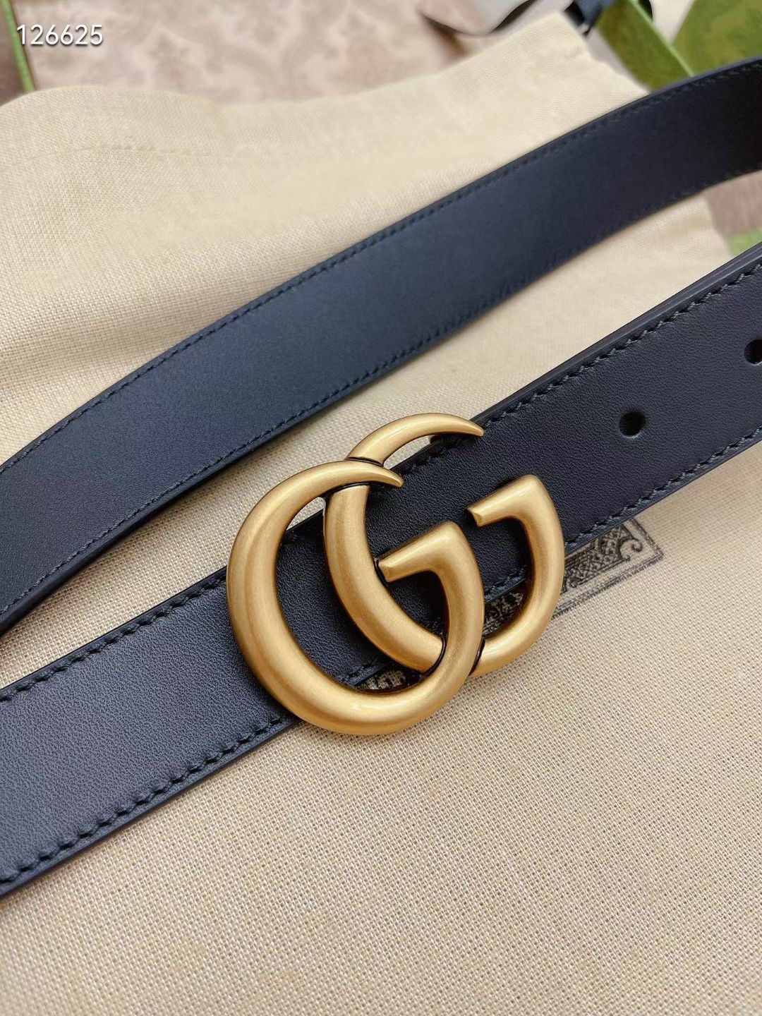 G.ucci双G专柜货3.0cm正版