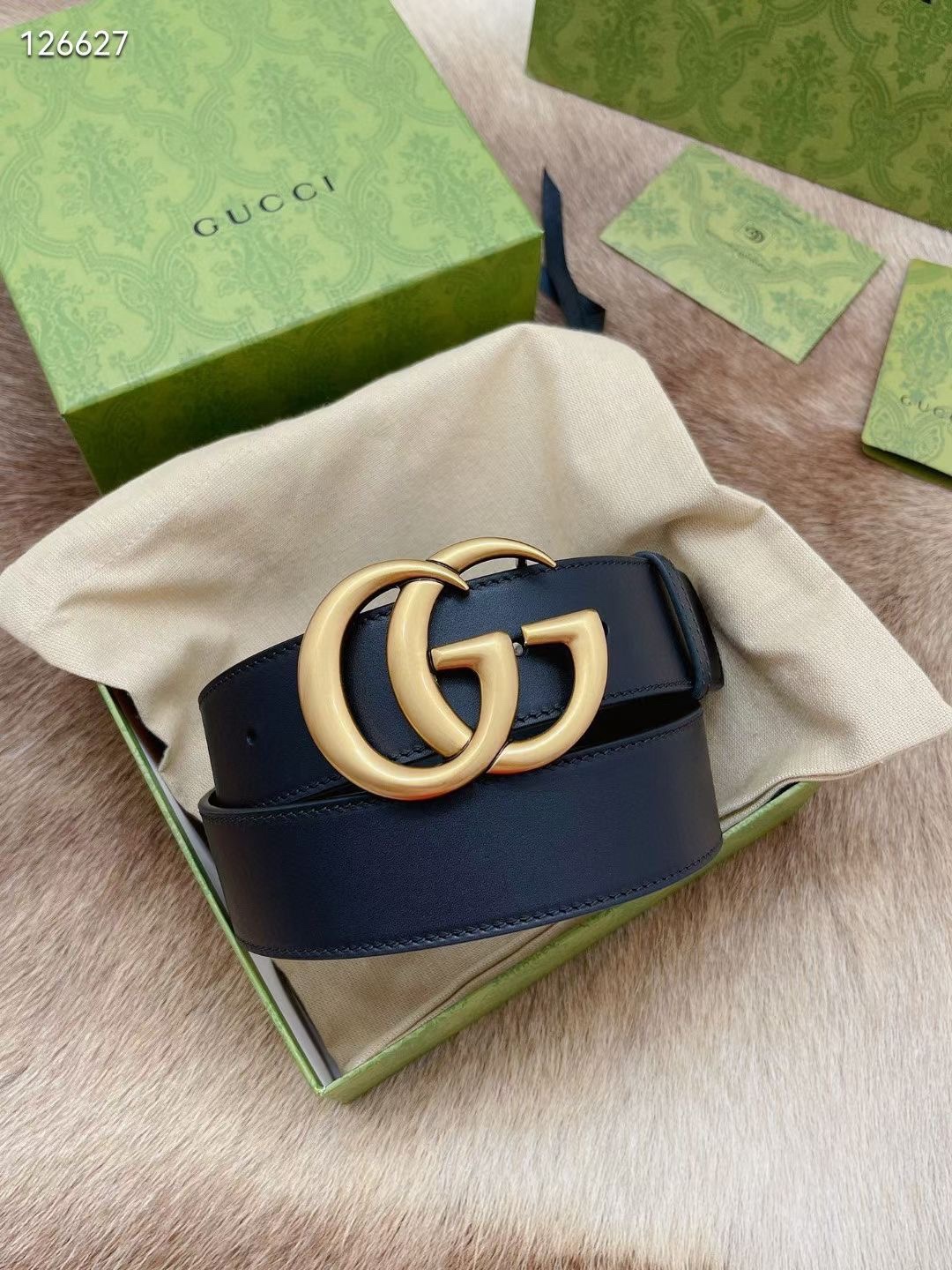 G.ucci双G专柜货4.0cm正版