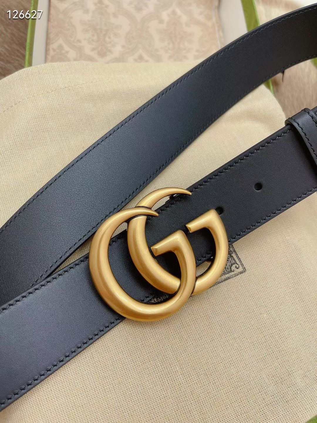 G.ucci双G专柜货4.0cm正版