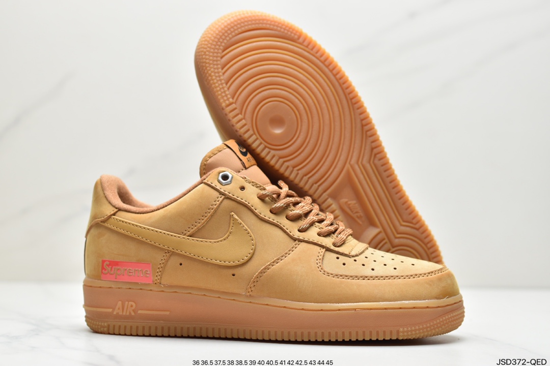 Nike Air Force 1 Low x Supreme Joint Wheat Air Force Low CJ9179-200-Top High Quatity Cheap Sneakers Fashion Clothing Clothes Bags handbags Shoes of all Brand wholesale With The best Quality And Beautiful Price from China Factory Chinese suppliers wholesaler seller Nike Air Force 1 Low x Supreme Joint Wheat Air Force Low CJ9179-200