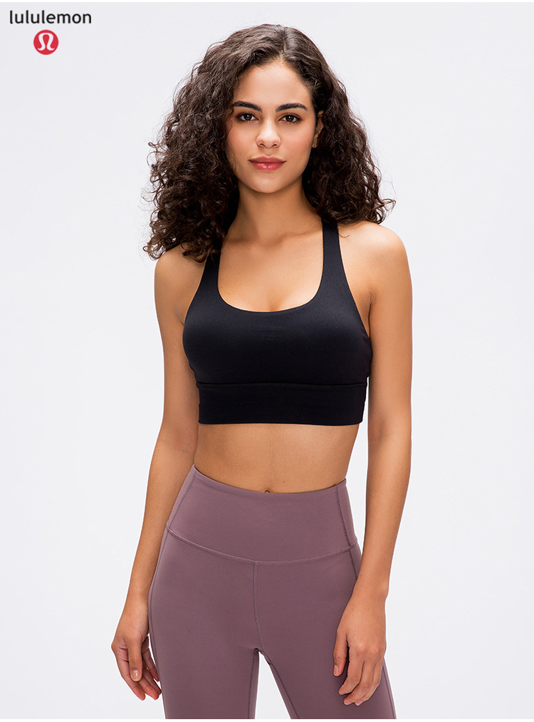 Lululemon sports bra yoga black