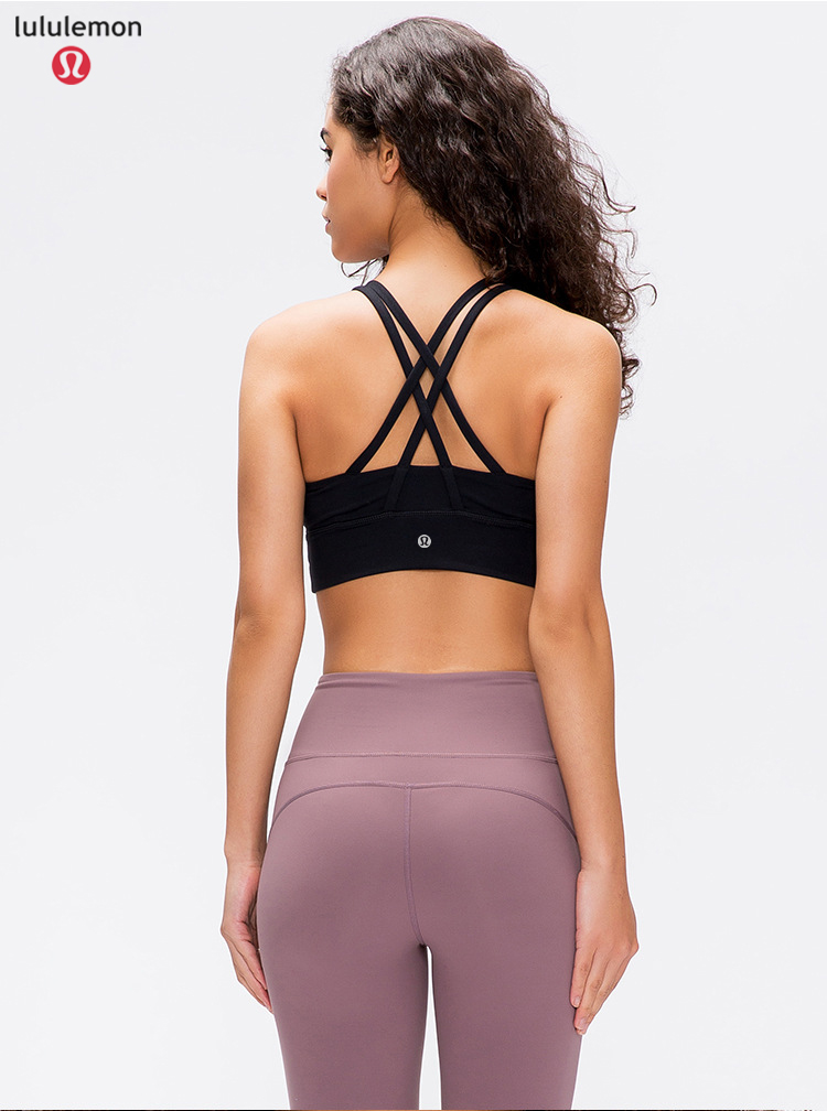 Lululemon sports bra yoga black