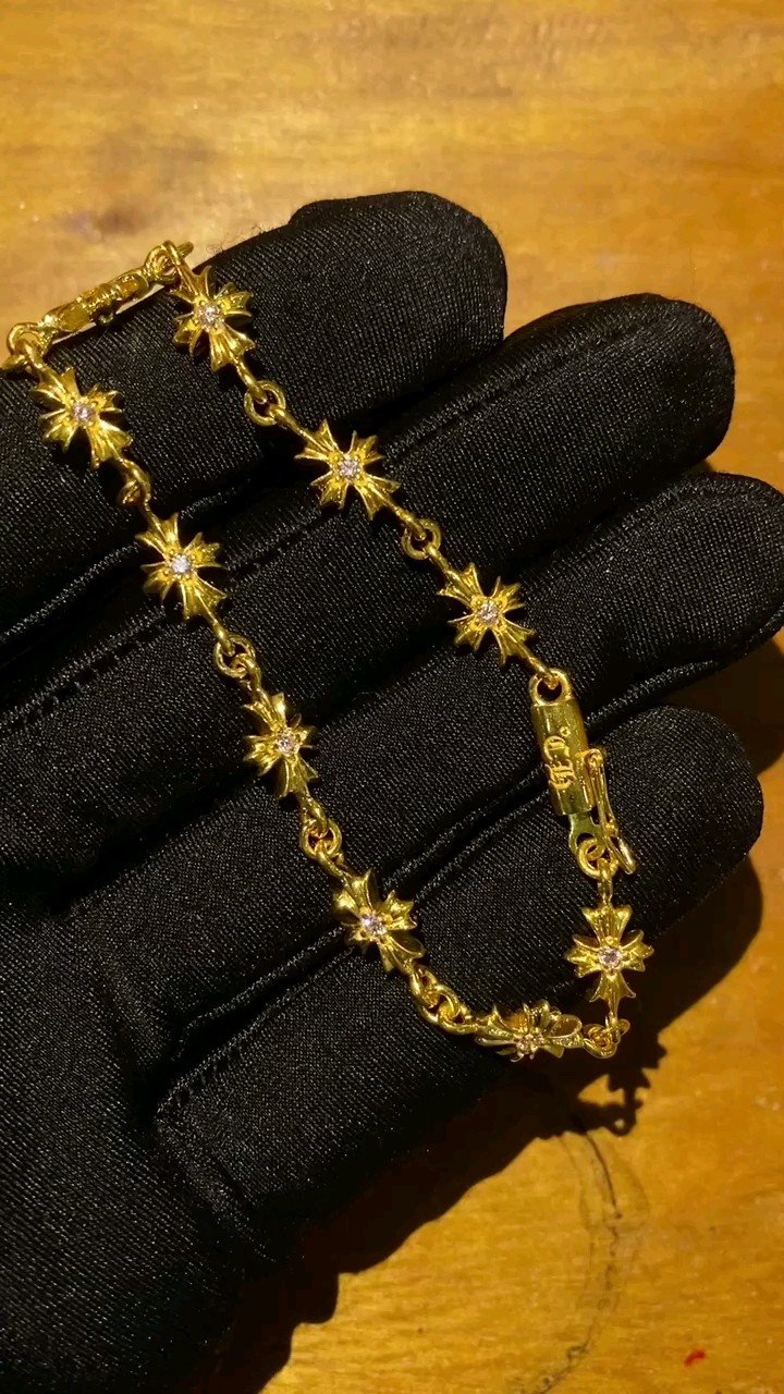 Gold-plated custom with diamond setting