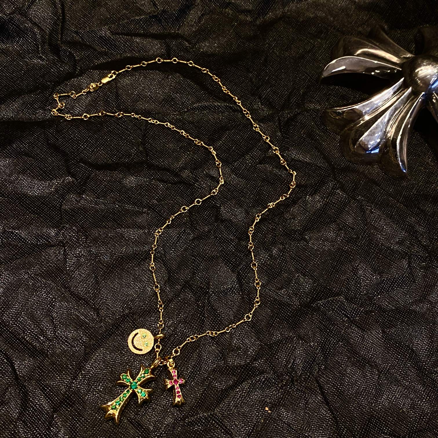 Gold-plated diamond-set customization, 22k real gold customization