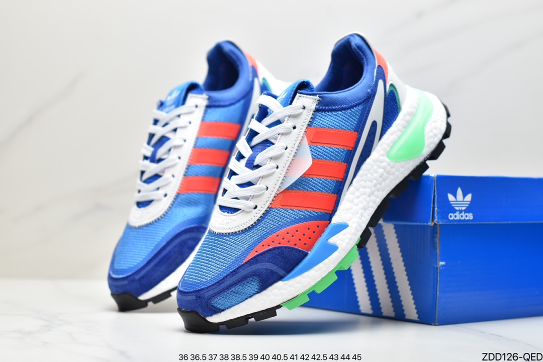 Adidas RETROPY P9 Nightcrawler 3 generation really exploded outsole retro running shoes HO3087