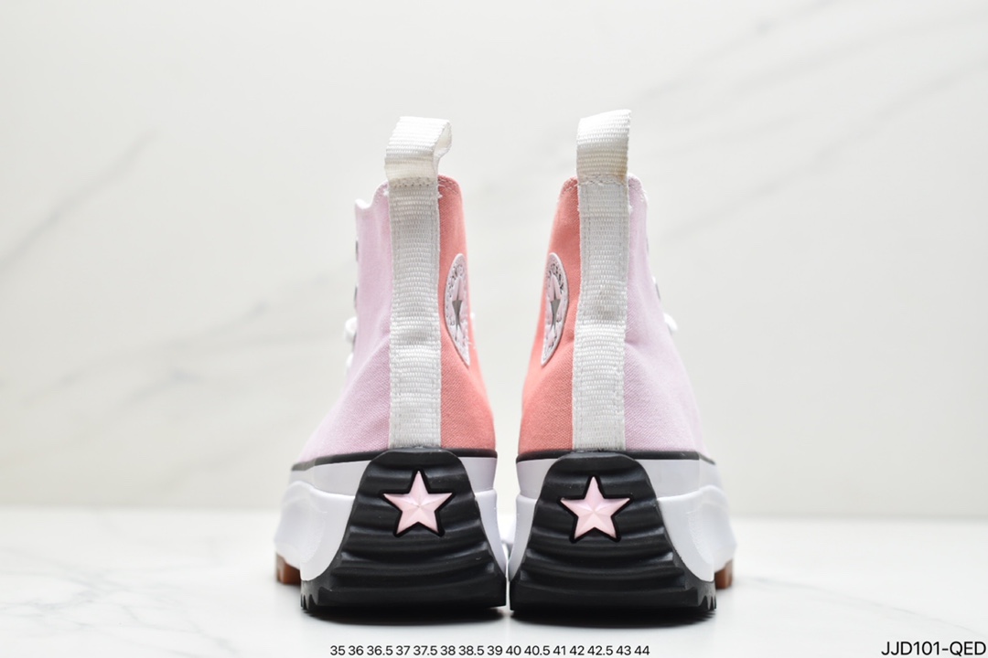 Converse chuck Run Star Hike Hi ”Light Pink/Peach” 1970 Super Loose Sneakers 170968C