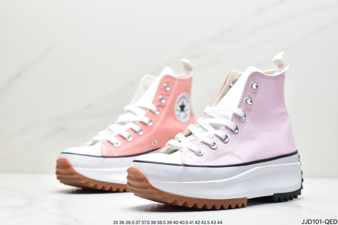 Converse chuck Run Star Hike Hi ”Light Pink/Peach” 1970 Super Loose Sneakers 170968C