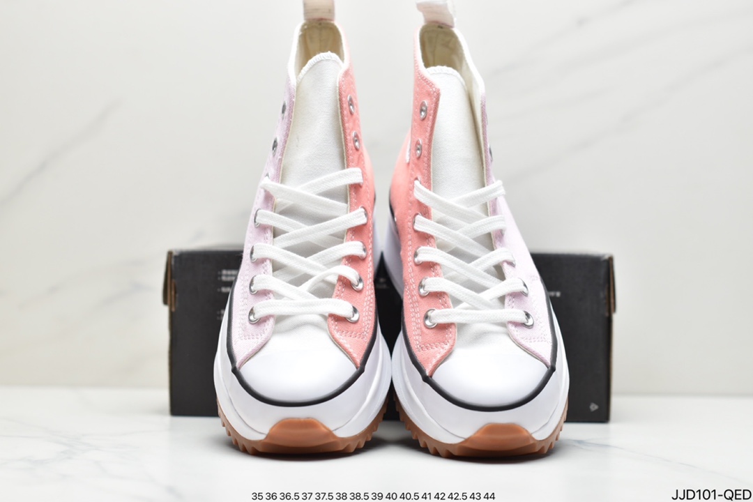 Converse chuck Run Star Hike Hi ”Light Pink/Peach” 1970 Super Loose Sneakers 170968C