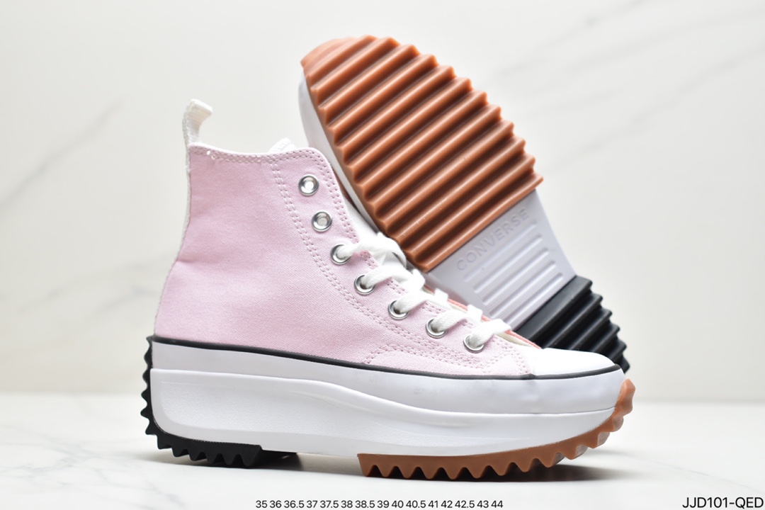 Converse chuck Run Star Hike Hi ”Light Pink/Peach” 1970 Super Loose Sneakers 170968C