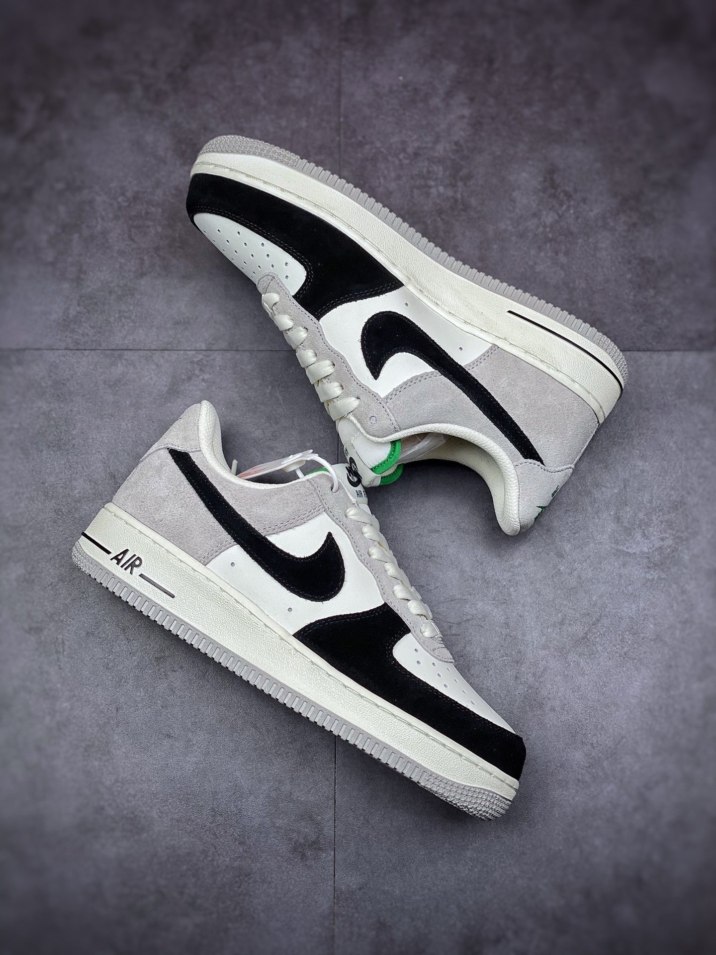 Nike Air Force 1 Low 07 Black Grey Chlorophyll DQ2396-026