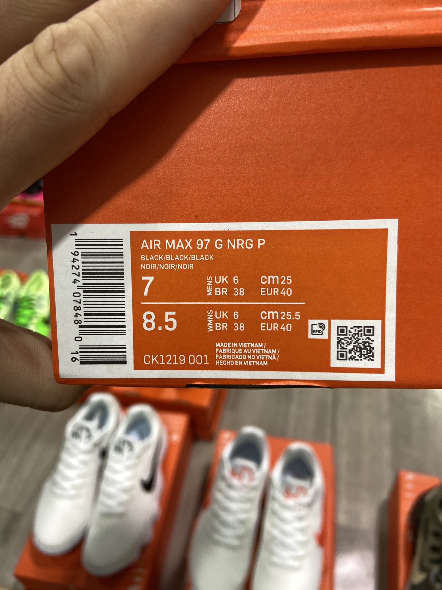 240 耐克Nike Wmns Air Max 97 复古气垫百搭休闲运动慢跑鞋CK1219-001