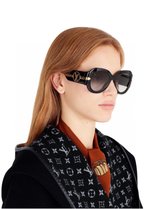 Louis Vuitton Sunglasses Gold Set With Diamonds LV Circle