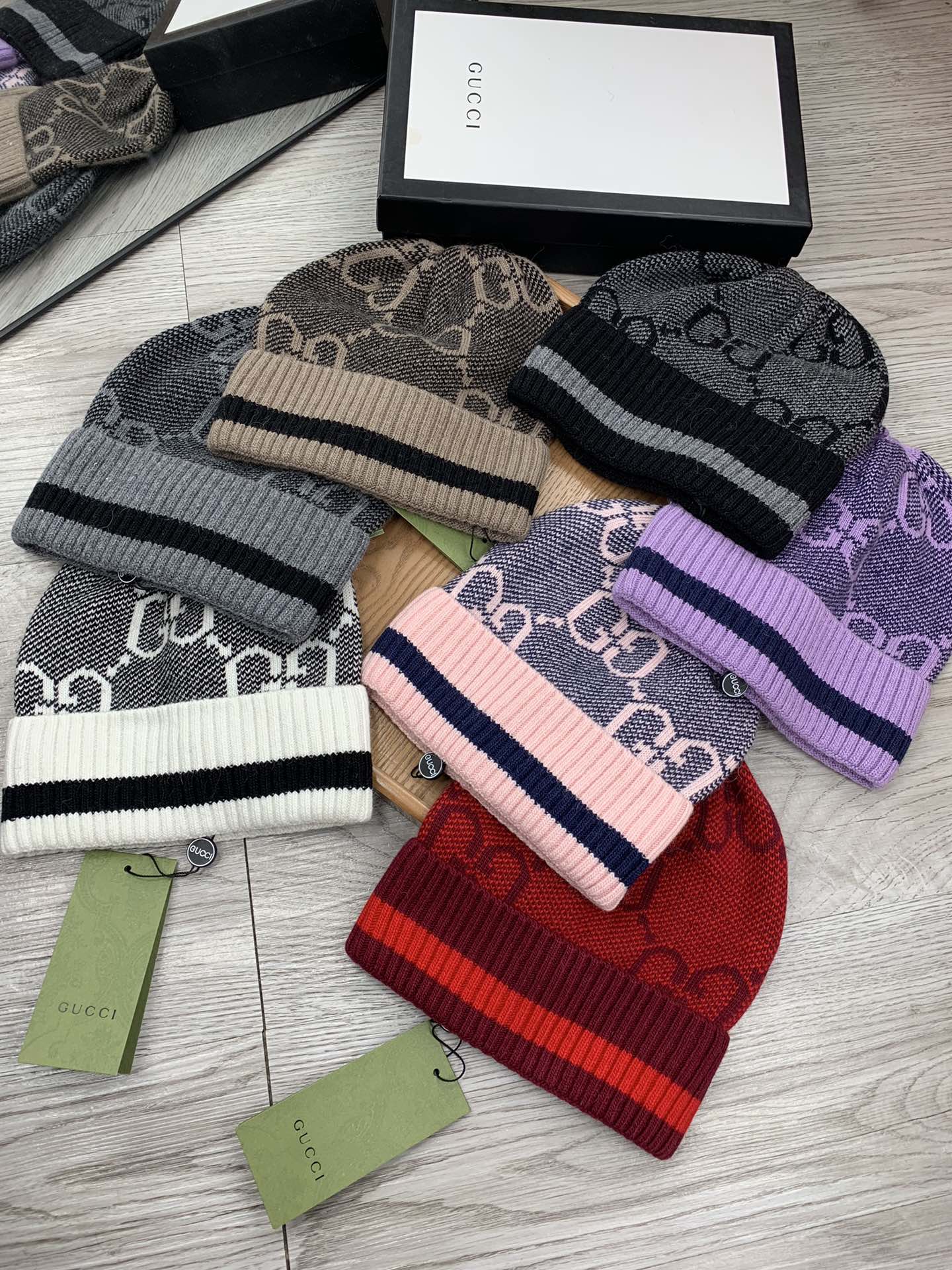 🌹。G家。【羊毛单帽】客供小羊毛！珍贵典藏的灵魂帽子！客供色纱.每个颜色都非常好看！经典！手感软腻.70