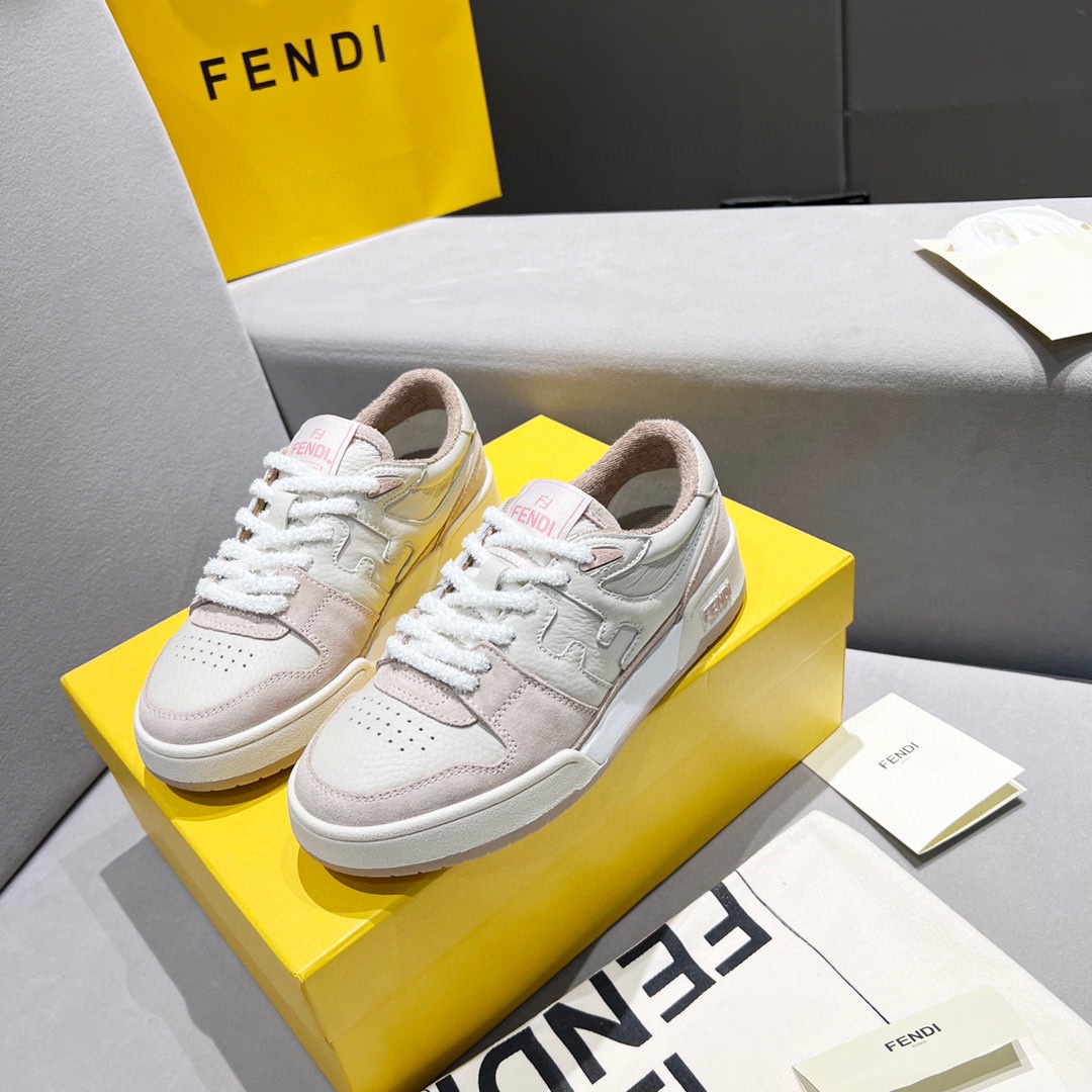 Fendi Fendi 〰FD Match Series Suela Gruesa Retro Sport Slip-On Zapatos 1:1 ¡De primera calidad! Otra 