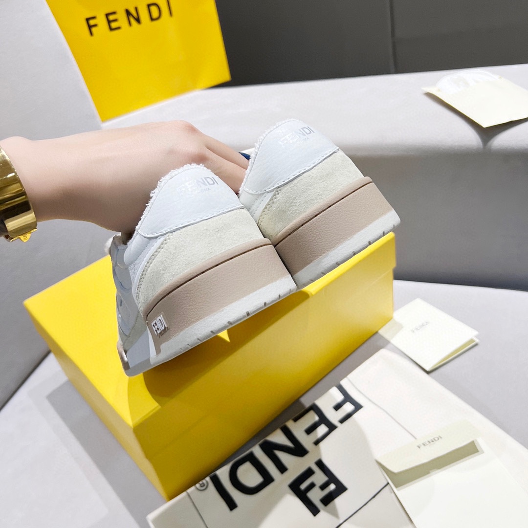 Fendi Fendi 〰FD Match Series Suela Gruesa Retro Sport Slip-On Zapatos 1:1 ¡De primera calidad! Otra 