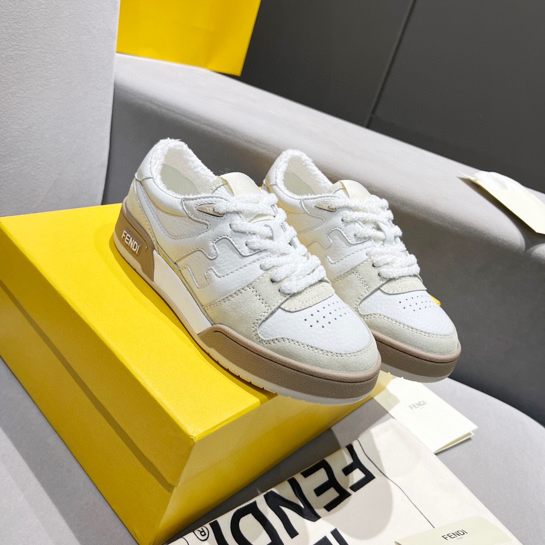 Fendi Fendi 〰FD Match Series Suela Gruesa Retro Sport Slip-On Zapatos 1:1 ¡De primera calidad! Otra 
