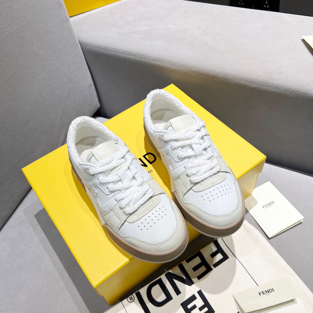 Fendi Fendi 〰FD Match Series Suela Gruesa Retro Sport Slip-On Zapatos 1:1 ¡De primera calidad! Otra 