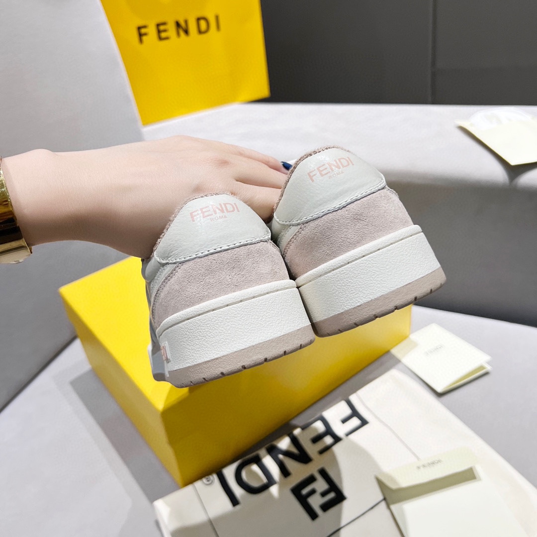 Fendi Fendi 〰FD Match Series Suela Gruesa Retro Sport Slip-On Zapatos 1:1 ¡De primera calidad! Otra 