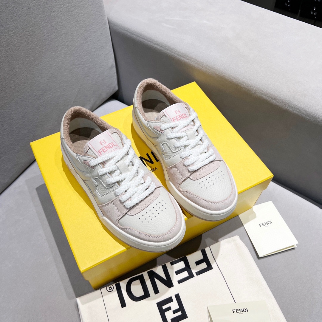 Fendi Fendi 〰FD Match Series Suela Gruesa Retro Sport Slip-On Zapatos 1:1 ¡De primera calidad! Otra 
