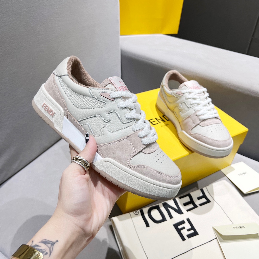 Fendi Fendi 〰FD Match Series Suela Gruesa Retro Sport Slip-On Zapatos 1:1 ¡De primera calidad! Otra 