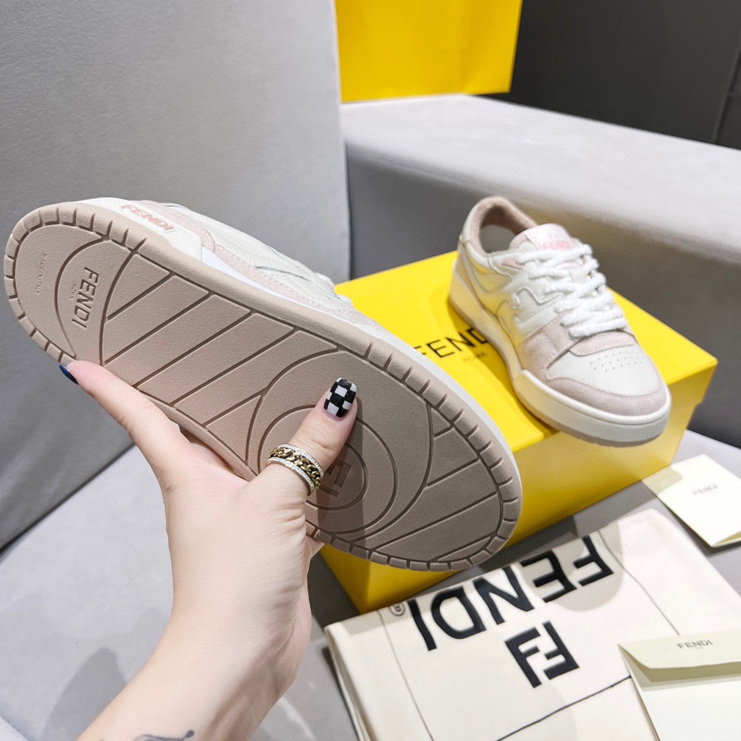 Fendi Fendi 〰FD Match Series Suela Gruesa Retro Sport Slip-On Zapatos 1:1 ¡De primera calidad! Otra 