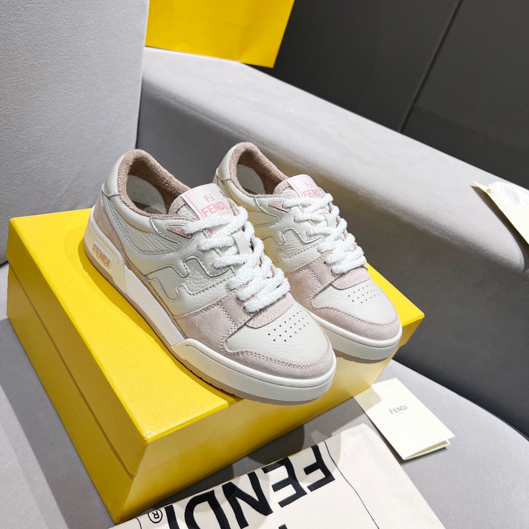 Fendi Fendi 〰FD Match Series Suela Gruesa Retro Sport Slip-On Zapatos 1:1 ¡De primera calidad! Otra 