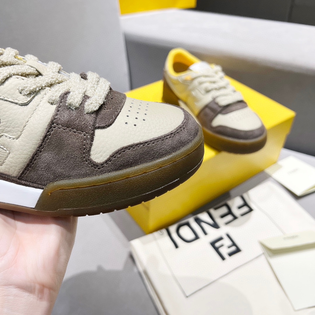 Fendi Fendi 〰FD Match Series Suela Gruesa Retro Sport Slip-On Zapatos 1:1 ¡De primera calidad! Otra 