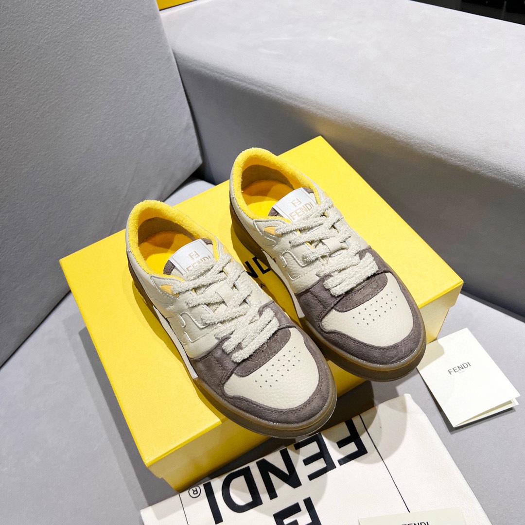 Fendi Fendi 〰FD Match Series Suela Gruesa Retro Sport Slip-On Zapatos 1:1 ¡De primera calidad! Otra 