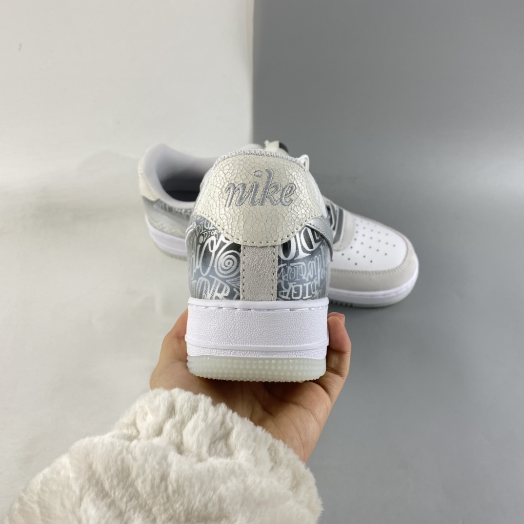 NIKE Air Force 1'07 ESS Space 3D Silver Air Force One DA8302-333-Top High Quatity Cheap Sneakers Fashion Clothing Clothes Bags handbags Shoes of all Brand wholesale With The best Quality And Beautiful Price from China Factory Chinese suppliers wholesaler seller NIKE Air Force 1'07 ESS Space 3D Silver Air Force One DA8302-333