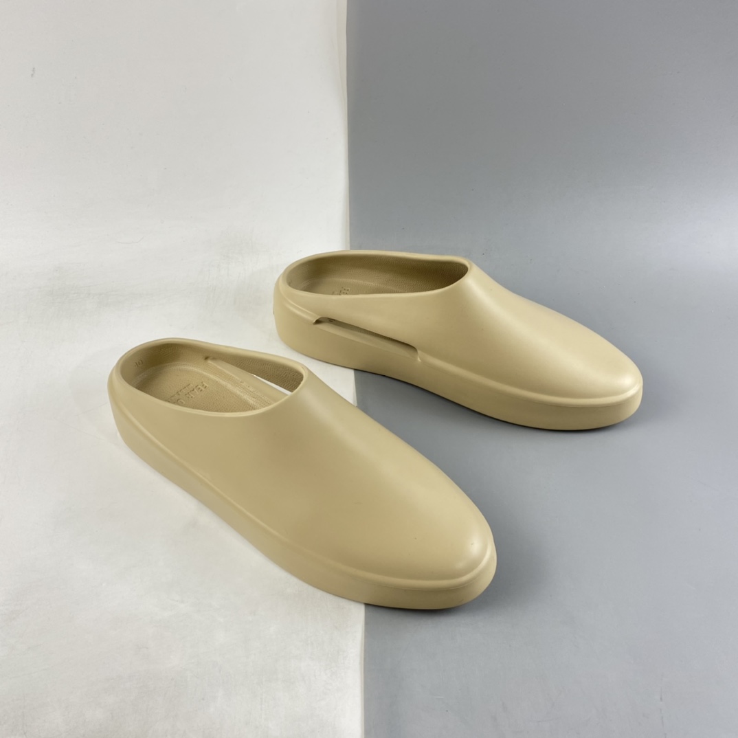 Fear of God 7th The California Oatmeal Backless Slip-Ons FG80-100