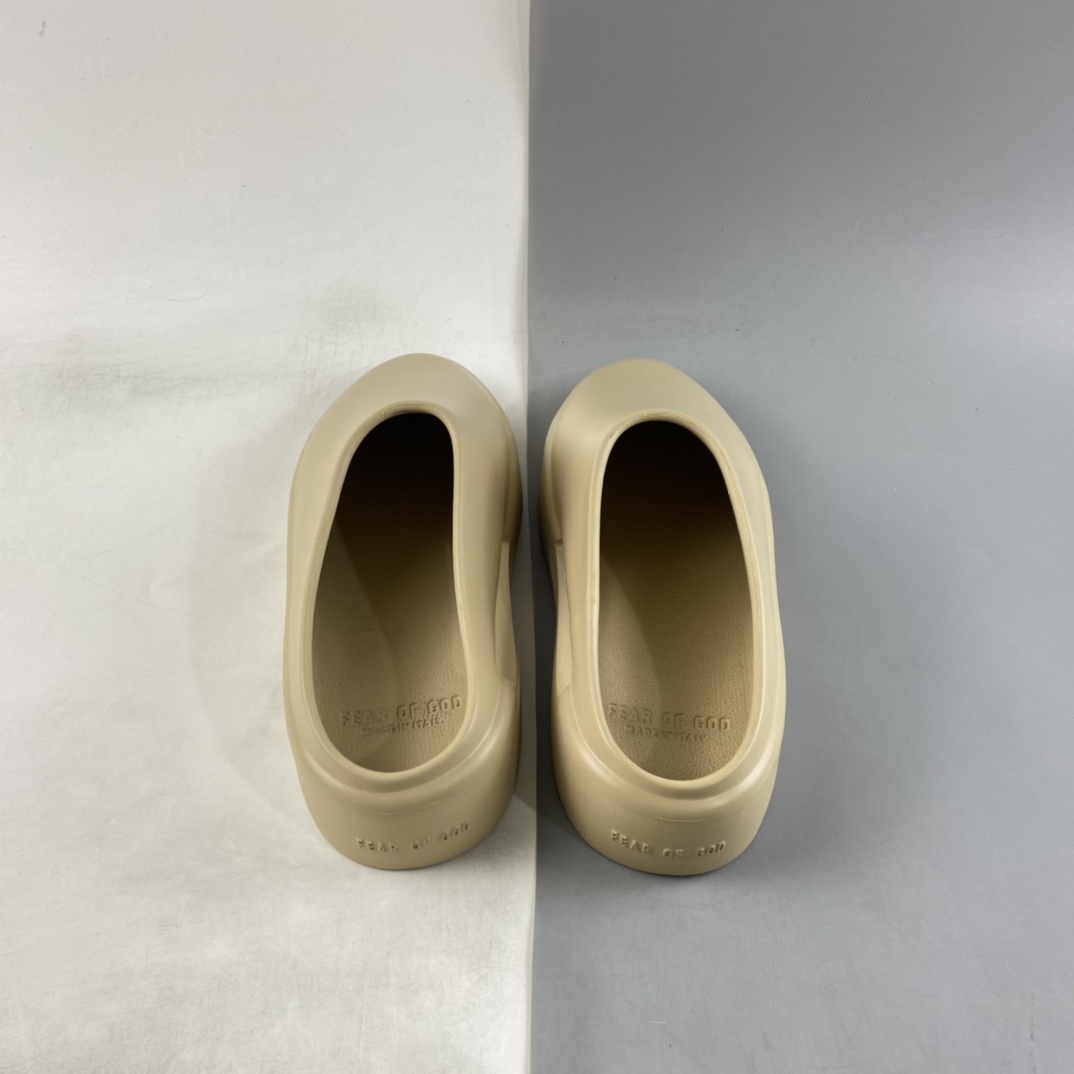 Fear of God 7th The California Oatmeal Backless Slip-Ons FG80-100