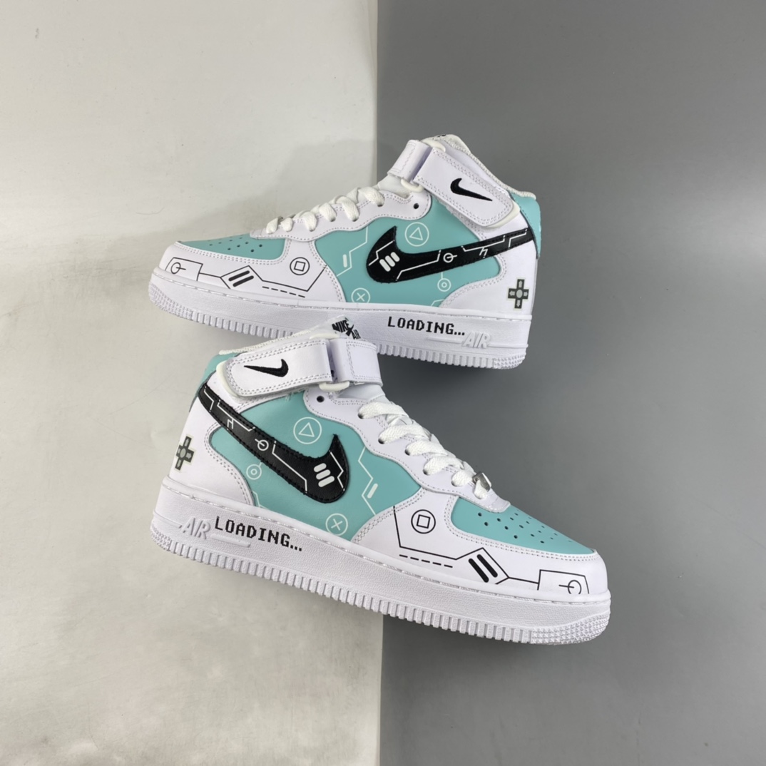 P280 NIKE Air Force 1’07 Mid PS5电玩主题 空军一号板鞋 CW2288-116