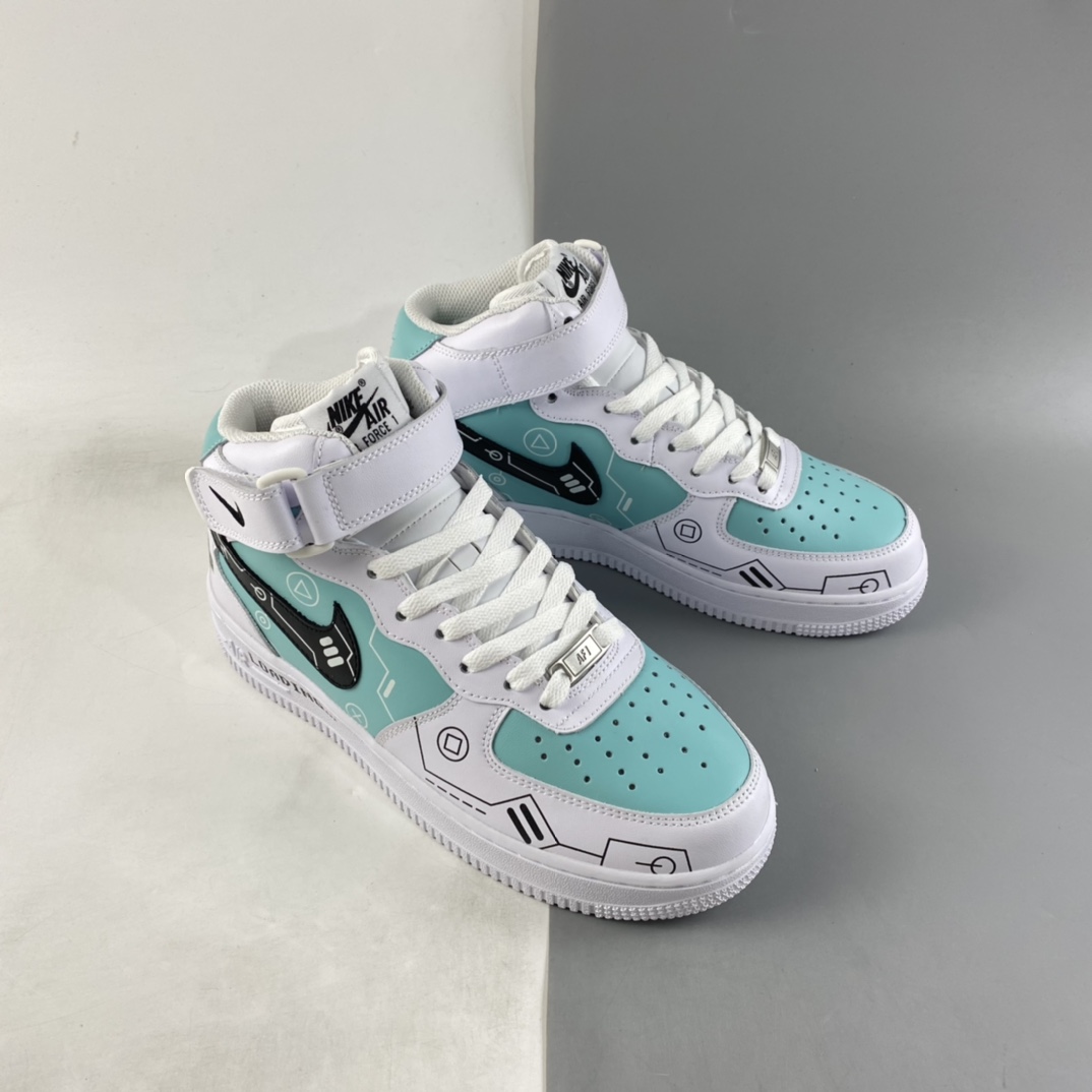P280 NIKE Air Force 1’07 Mid PS5电玩主题 空军一号板鞋 CW2288-116