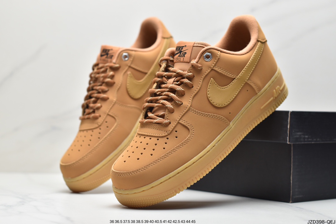 140 耐克Nike Air Force 1 Low x Supreme联名小麦空军低帮 CJ9179-200