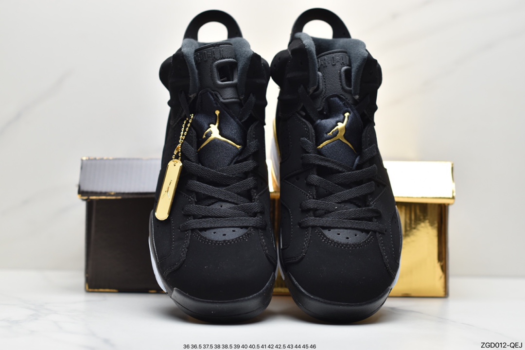 290 Air Jordan 6 ”DMP” AJ6 乔6黑金 男子文化篮球鞋 CT4954-007