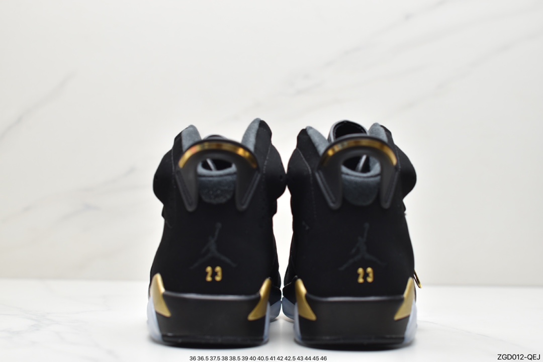 290 Air Jordan 6 ”DMP” AJ6 乔6黑金 男子文化篮球鞋 CT4954-007