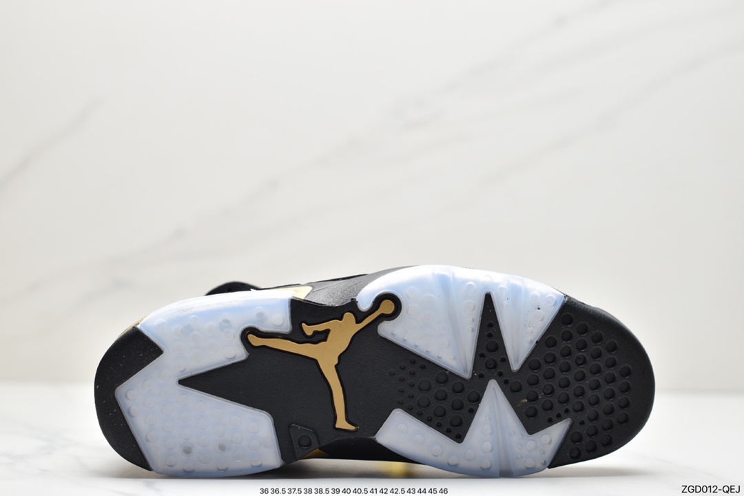 290 Air Jordan 6 ”DMP” AJ6 乔6黑金 男子文化篮球鞋 CT4954-007