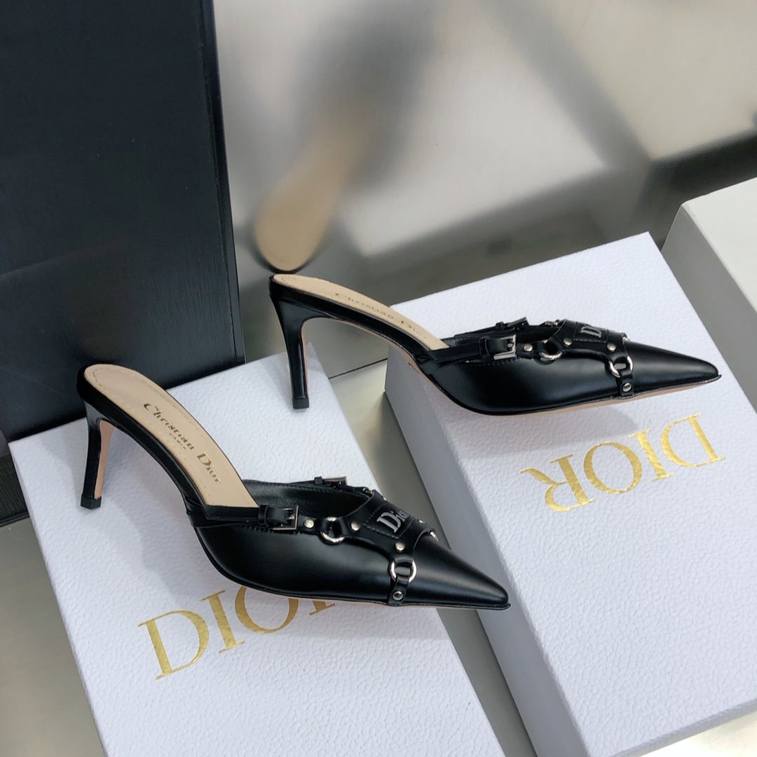 迪奥Dior2022早春新款果冻色尖