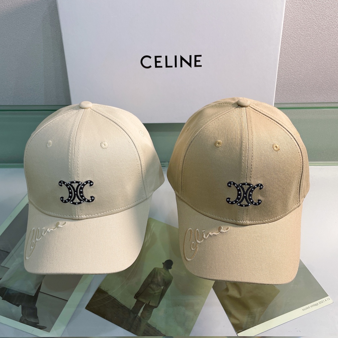 CELINE赛琳新款刺绣高品质棒球帽