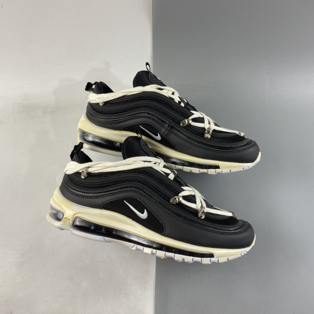 P240 NIKE Air Max 97 五芒星球鞋定制做旧子弹气垫跑鞋 921826-001