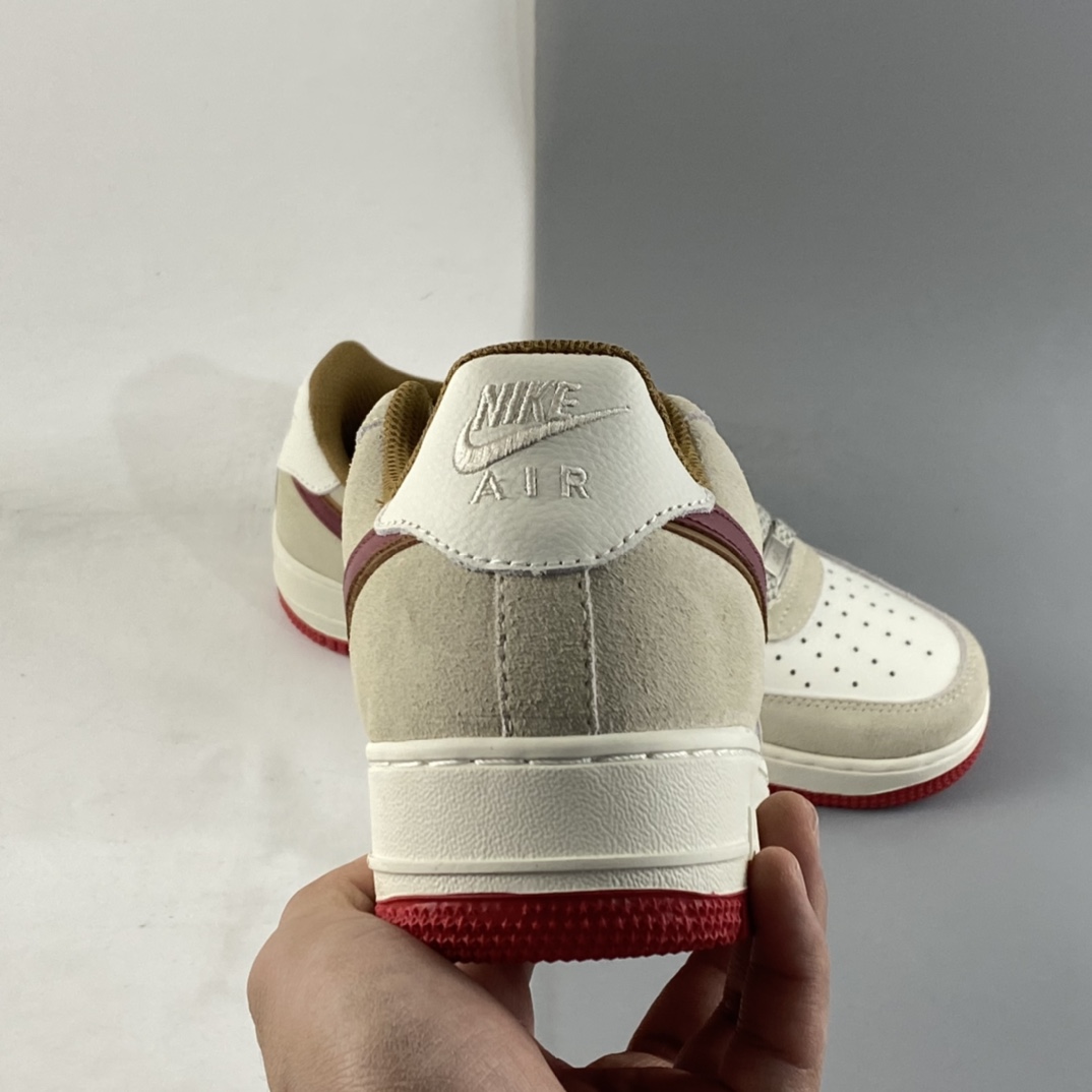 P200 NIKE Air Force 1’07 SU19“米白中国红”空军一号板鞋 QZ3068-226