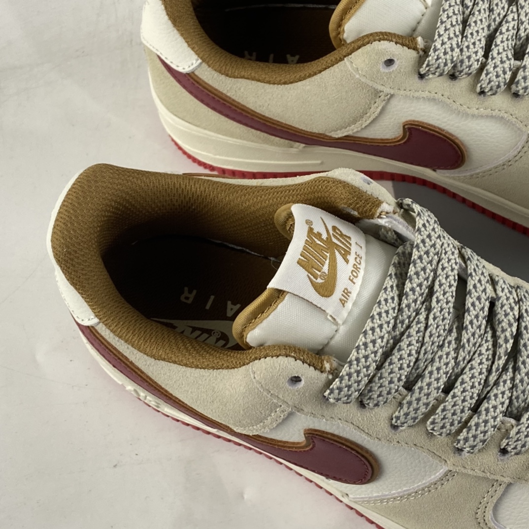 P200 NIKE Air Force 1’07 SU19“米白中国红”空军一号板鞋 QZ3068-226