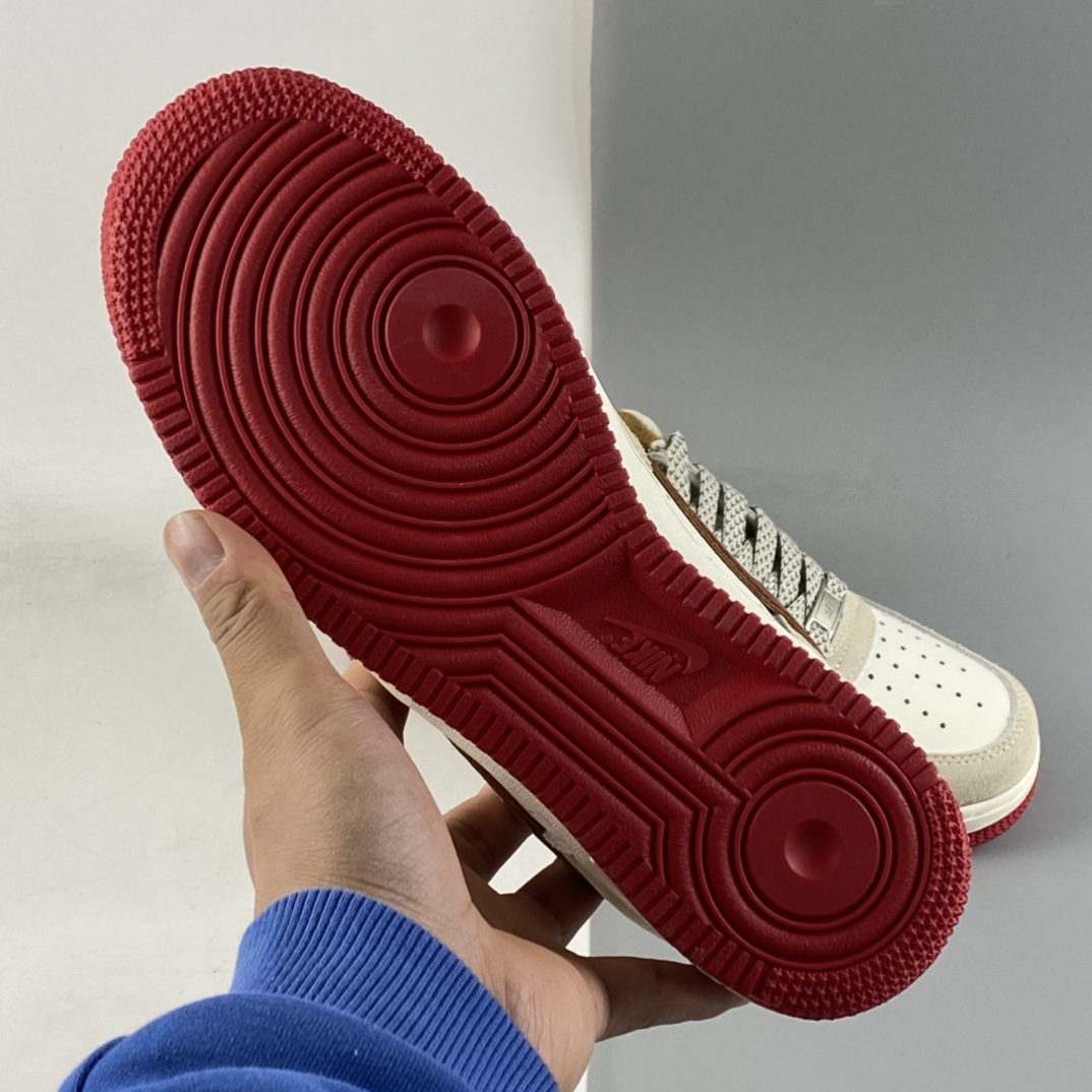 P200 NIKE Air Force 1’07 SU19“米白中国红”空军一号板鞋 QZ3068-226