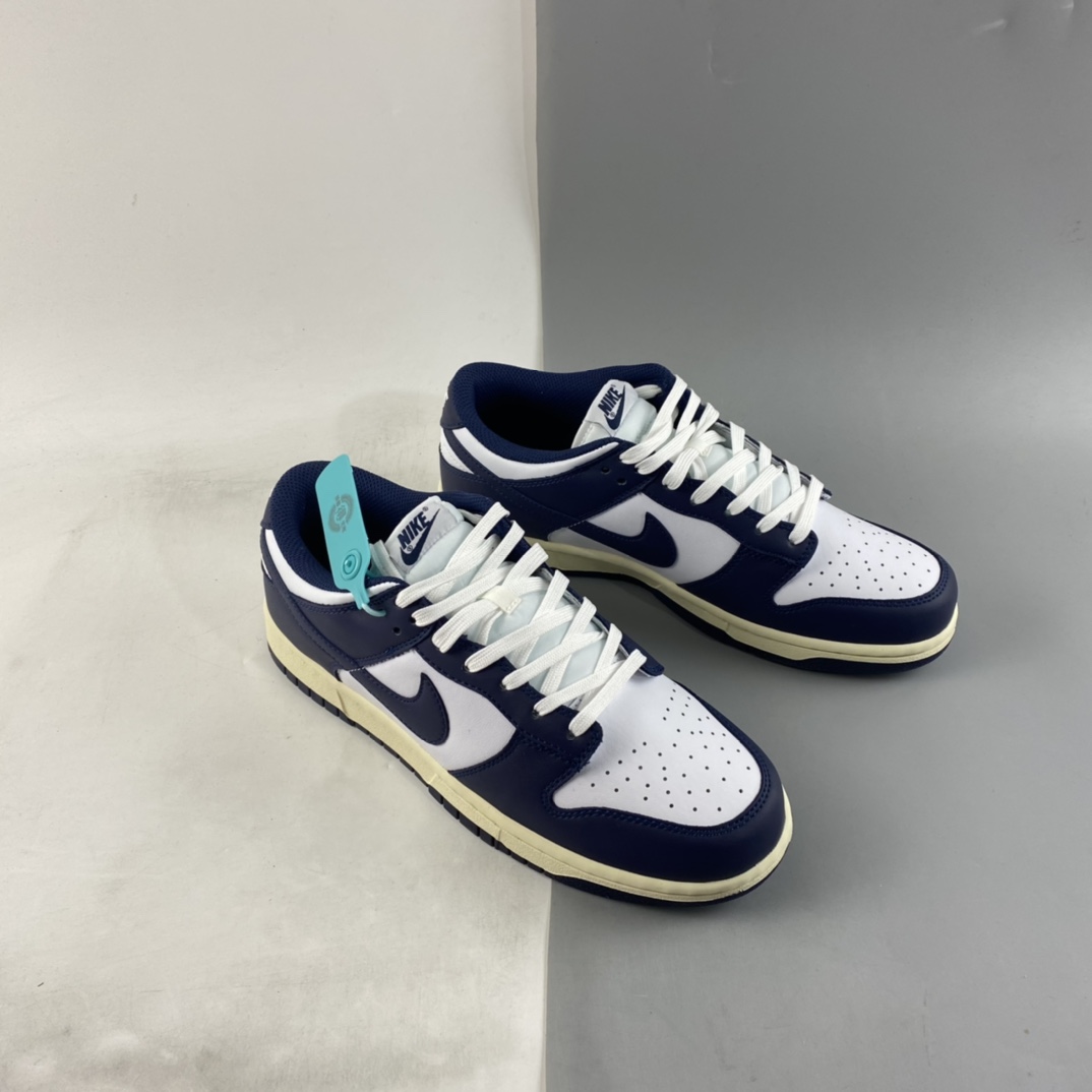 P220 NIKE SB Dunk Low ”Navy Blue” 海军蓝配色 SB扣碎篮板时尚休闲板鞋 DD1503-115