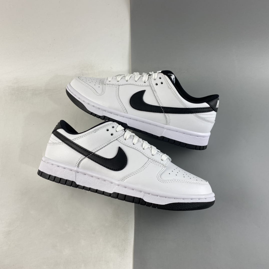 P260 NIKE SB Dunk Low 白黑配色 扣篮系列低帮休闲运动滑板板鞋 DD1503-113