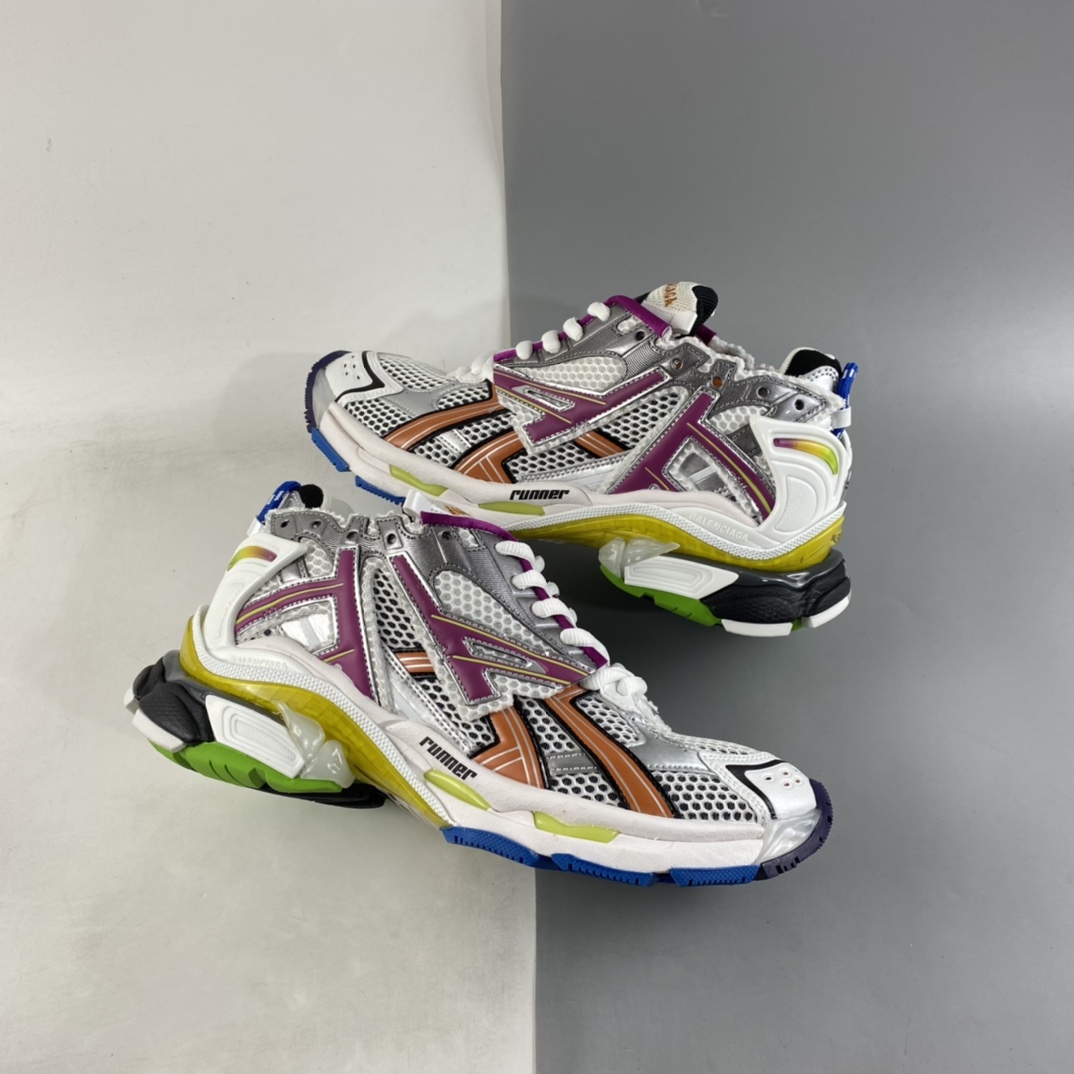 Balenciaga Runner Kith Four.Color Casual Shoes W3RB68123