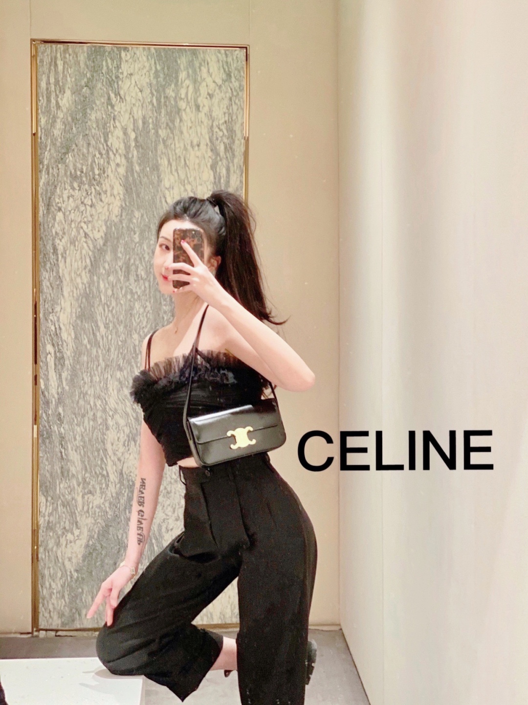 Celine bag The Arc de Triomphe underarm bag, hand and shoulder carry — photo 4