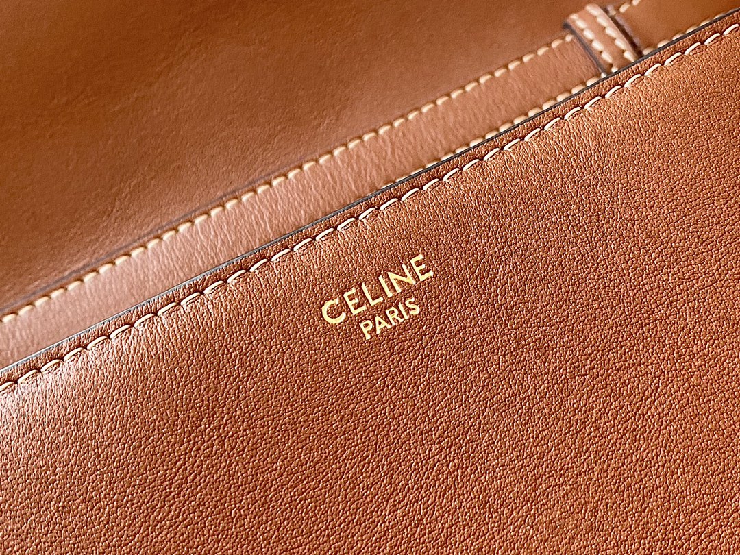 CELINE赛琳进口牛皮TABOU全新复古邮差包196583