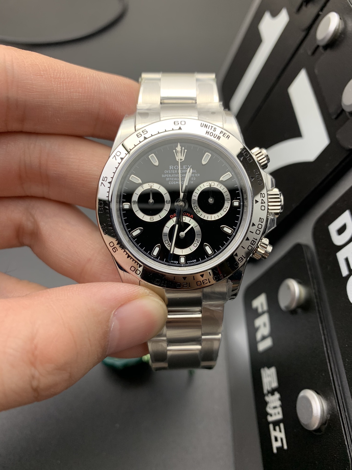 7750 Black Steel Di envió disparo real